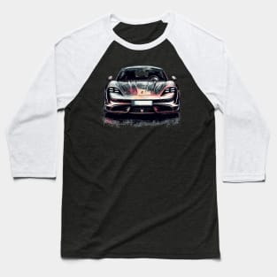 Porsche Taycan Baseball T-Shirt